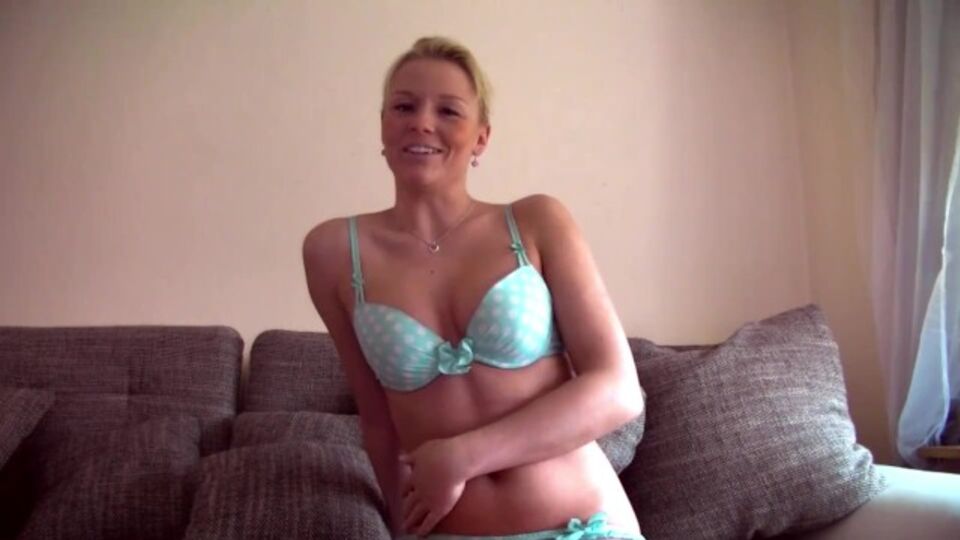 Seductive fiancée at blondes movie