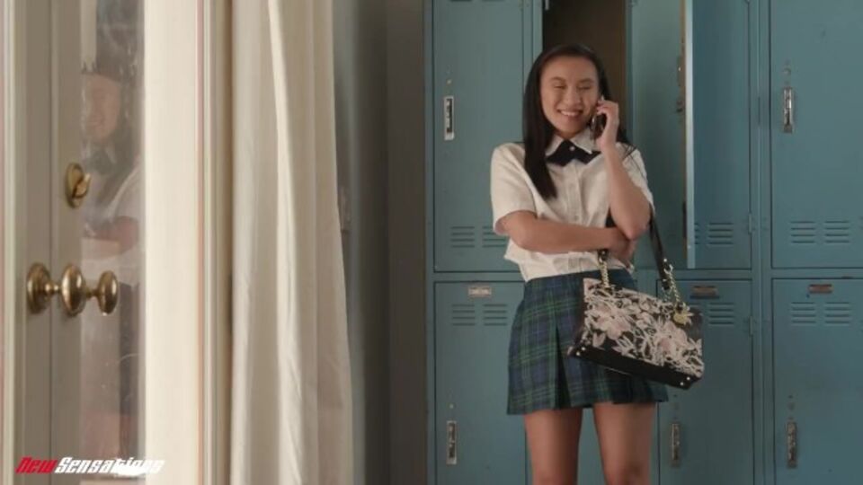 New Sensations featuring Michael Stefano and Kimmy Kimm's japanese schoolgirl (18+) video