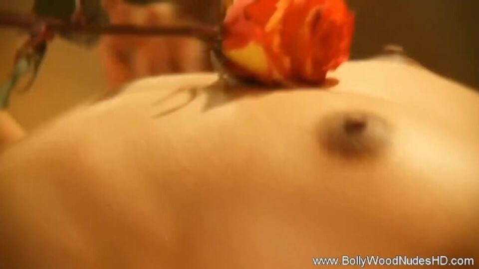 Cute miss at small tits action