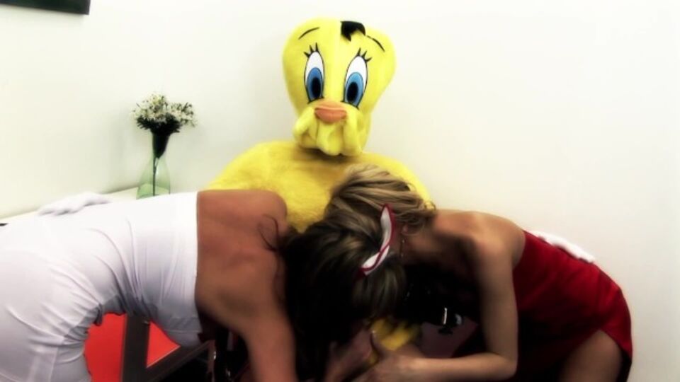 Socks movie with sassy Stacey Saran and Paige Ashley from Titopia