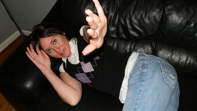 Amatory chickfriend's skinny clip