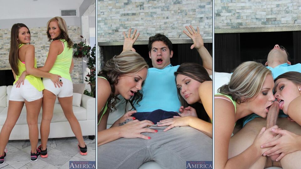 Doggystyle video with fetching Abby Cross and Hayden Bell from Fast Times