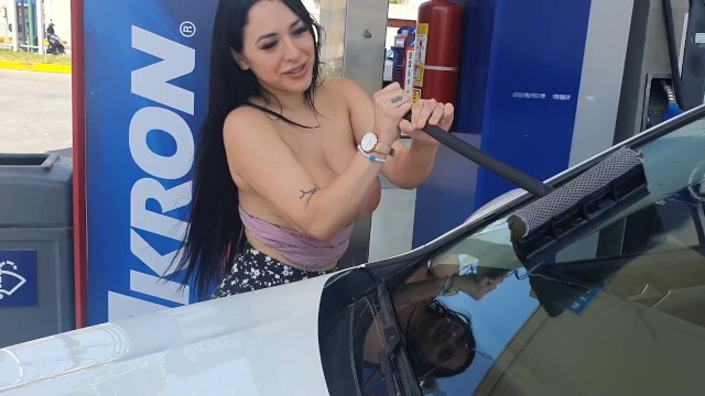 Sensuous Luis Garay's public blowjob trailer