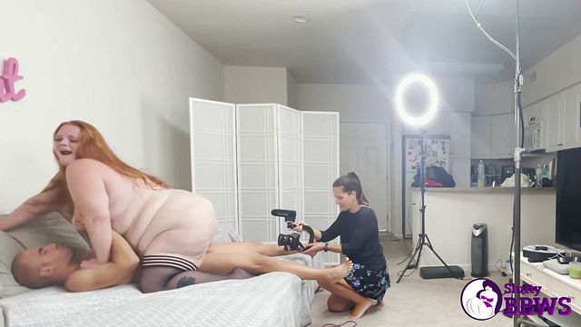 Chubby scene with sensual Julie Ginger from Slutty BBWS