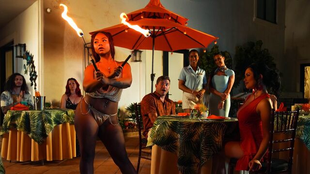 Kenna James and Scarlett Alexis's straight hair scene by Digital Playground