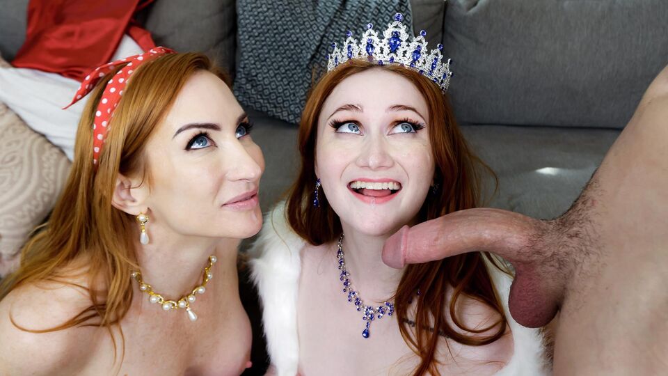 Xxx orale con straordinaria Sophia Locke e Scarlet Skies di FreeUse Milf