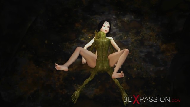 Shaved trailer with lovely jade from 3DXPassion