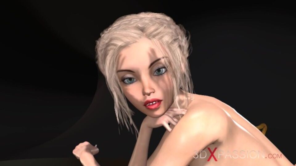 Blonde smut with wonderful girlfriend from 3DXPassion