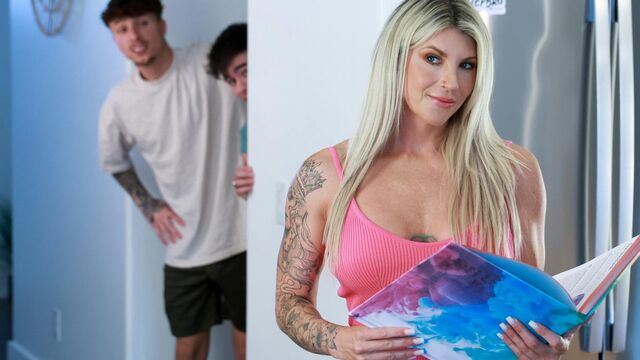 Double blowjob sex with sophisticated Taylor Wild from Mom Wants To Breed