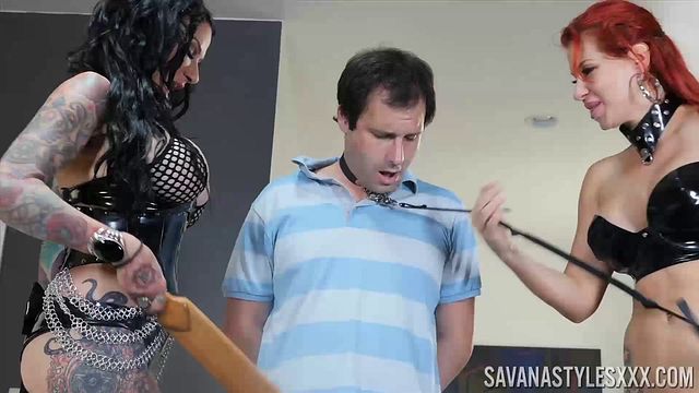 La apetitosa Savana Styles y Jenevieve Hexxx en clip de estrella porno