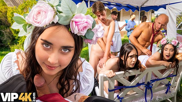 Xxx all'aperto con viziosa AleksSam13 e Sherri Ost di VIP 4K