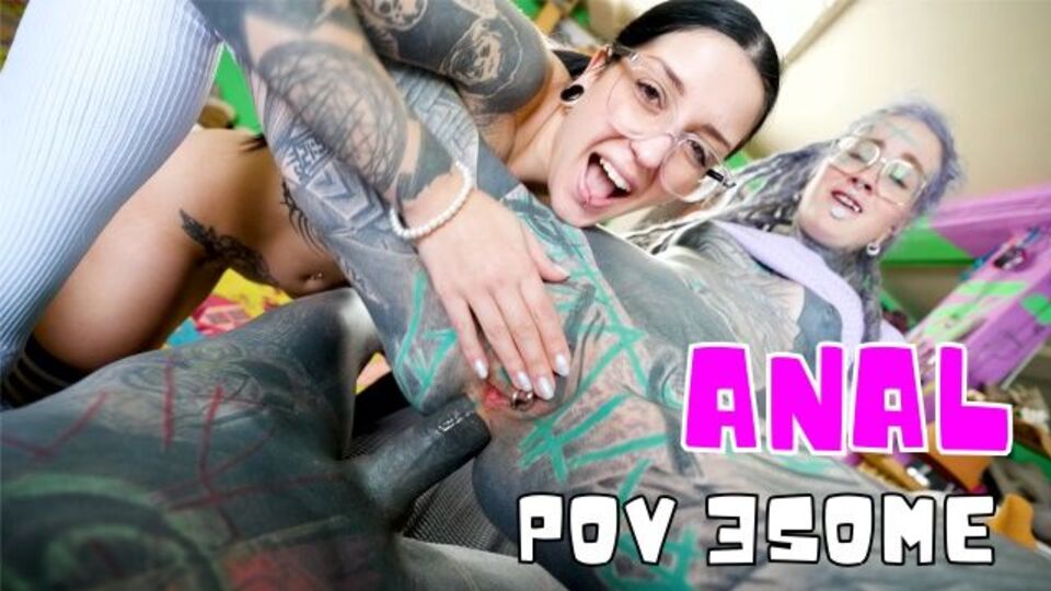 Threesome sex with dollish Anuskatzz and Lily Lu from Dirty Dreaz