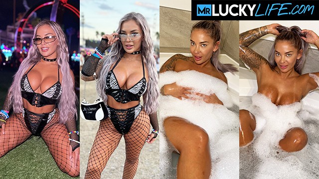 Hayley Davies et Hayley dans contenu x gros culs de Mr Lucky Life