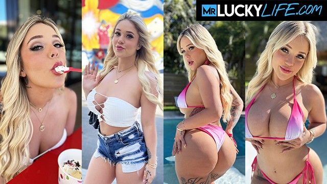 Kali Roses e Kali in filmato culo grande di Mr Lucky Life