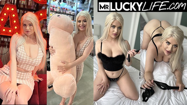 Mr Lucky Life presenta porno con las culo redondo de London Laurent