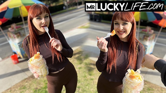 Sesso culo grande con divertente Odette Fox di Mr Lucky Life